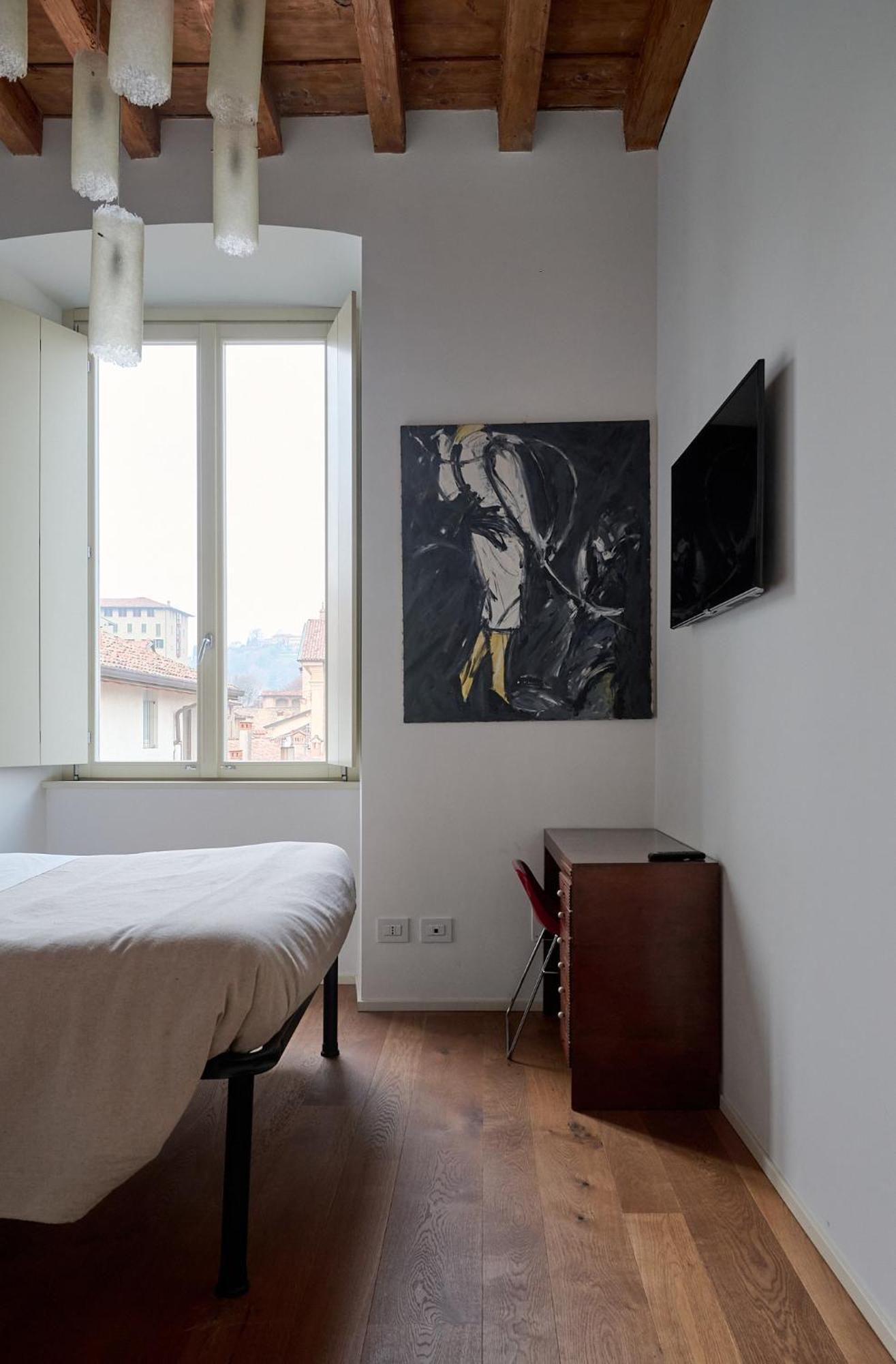 "Camera Con Vista" Bergamo Alta Luaran gambar